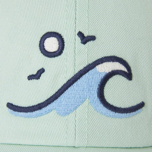 Life is Good Wave Curl Chill Cap, Sage Green