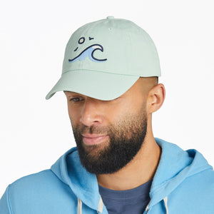 Life is Good Wave Curl Chill Cap, Sage Green