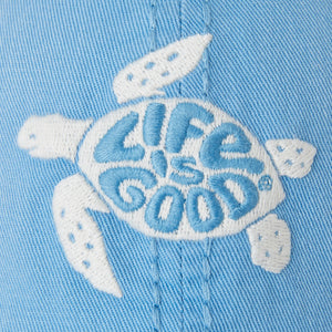 Life is Good Groovy Turtle Chill Cap, Cool Blue