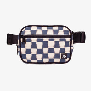Thread Wallets. Faded Check Fanny Pack