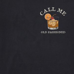 Life is Good. Men's Call Me Old Fashioned Crusher Tee, Jet Black
