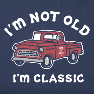 Life is Good. Men's I'm Classic Pickup Short Sleeve Crusher-LITE Tee, Darkest Blue