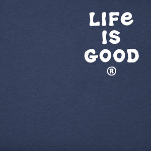 Life is Good. Men's I'm Classic Pickup Short Sleeve Crusher-LITE Tee, Darkest Blue