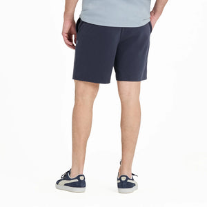 Life is Good. Men's Solid Crusher-FLEX Shorts, Inkwell Blue