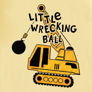 Life is Good. Toddler Little Wrecking Ball SS Crusher Tee, Sandy Yellow