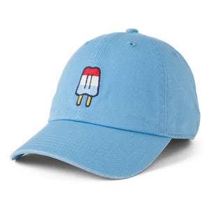 Life is Good. Kids Patriotic Popsicle Chill Cap, Cool Blue