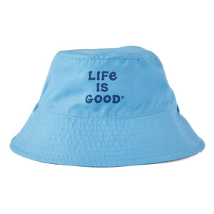 Life is Good. Kids Peace Turtle Pattern Cap, Cool Blue