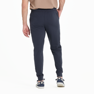 Life is Good. Men's Solid Crusher-Flex Jogger, Inkwell Blue