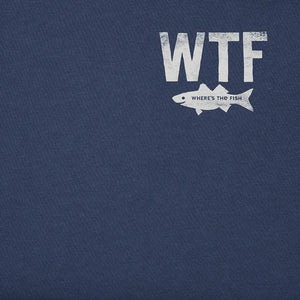 Life is Good. Men's WTF Flag Crusher Tee, Darkest Blue