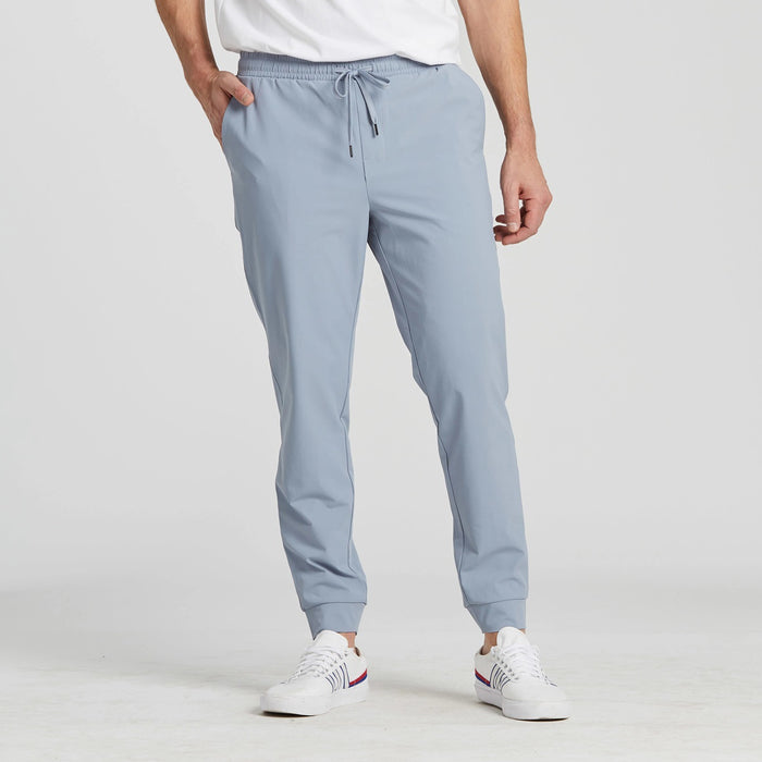 Life is Good Men's Solid Everyday Jogger, Stone Blue