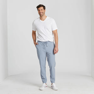 Life is Good Men's Solid Everyday Jogger, Stone Blue