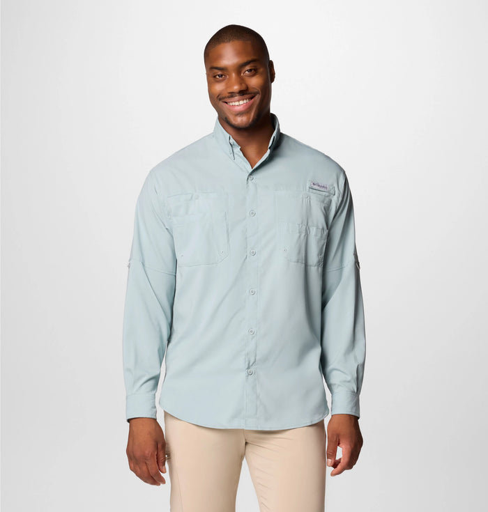 Columbia. Men's PFG Tamiami II Long Sleeve Shirt, Crushed Blue