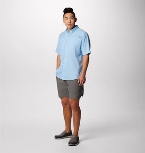 Columbia. Men's PFG Tamiami II Short Sleeve Shirt, Sail