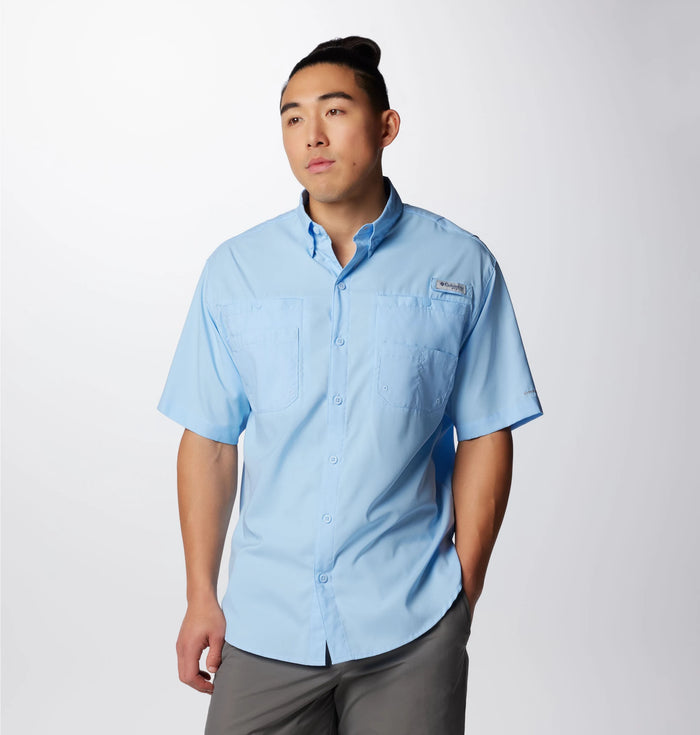 Columbia. Men's PFG Tamiami II Short Sleeve Shirt, Sail