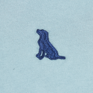 Life is Good. Men's Simple Dog SS Crusher-LITE Polos, Smoky Blue