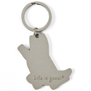 Life is Good. Rocket Skateboard Kind Keychain, Multi-Color