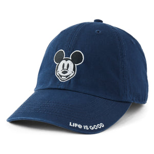 Life is Good Clean Steamboat Willie Good Day Icon Branded Chill Cap, Darkest Blue