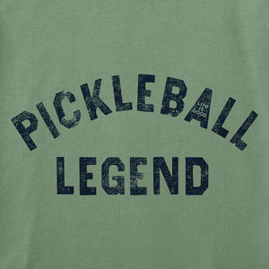 Life is Good. Men's Pickleball Legend Short Sleeve Crusher Tee, Granite Green