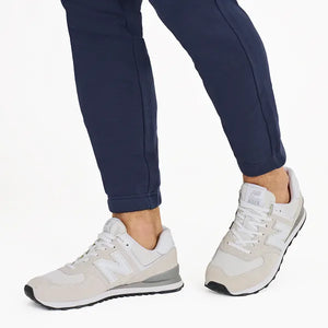 Life is Good Men's Solid Good Vibes Fleece Jogger, Inkwell Blue
