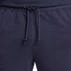 Life is Good. Men's Solid Good Vibes Fleece Shorts, Inkwell Blue