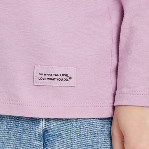 Life is Good. Women's Keys to Happiness Dragonfly Long Sleeve Crusher-LITE Hoodie, Violet Purple