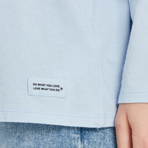 Life is Good. Women's Pattern Floating Turtle Crusher-LITE Hoodie, Glacier Blue