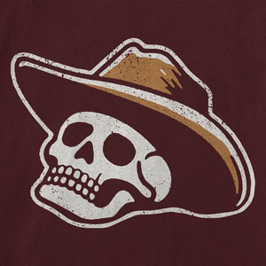 Life is Good. Women's Life was Good We Skull Short Sleeve Crusher Boxy Tee, Deep Burgundy