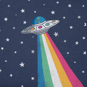 Life is Good. Kids Space Alien Short Sleeve Crusher Tee, Darkest Blue