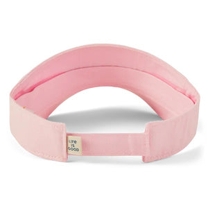 Life is Good. Unisex Crafty LIG Chill Cap Visor, Seashell Pink