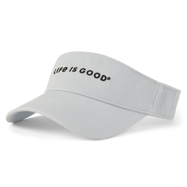 Life is Good. Unisex Crafty LIG Chill Cap Visor, Glacier Blue