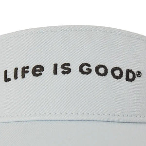 Life is Good. Unisex Crafty LIG Chill Cap Visor, Glacier Blue