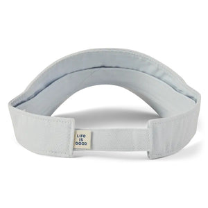 Life is Good. Unisex Crafty LIG Chill Cap Visor, Glacier Blue