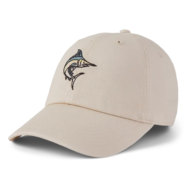 Life is Good. Vintage Marlin Chill Cap, Birch White