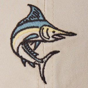 Life is Good. Vintage Marlin Chill Cap, Birch White