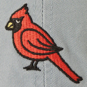 Life is Good. Unisex Vintage Cardinal Chill Cap, Gray