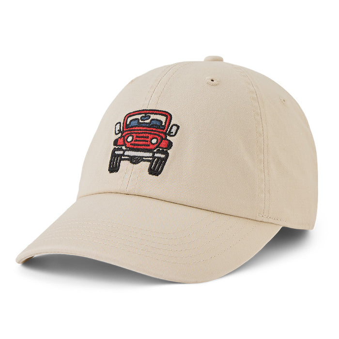 Life is Good. Vintage 4x4 Chill Cap, Bone