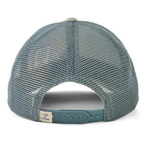 Life is Good. Unisex My Dog Thinks I'm Cool Trucker, Gray Blue