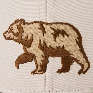 Life is Good. Unisex Clean Bear Trucker, Bone