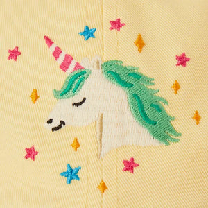 Life is Good. Kids Magical Unicorn Head Kids Chill Cap, Sandy Yellow