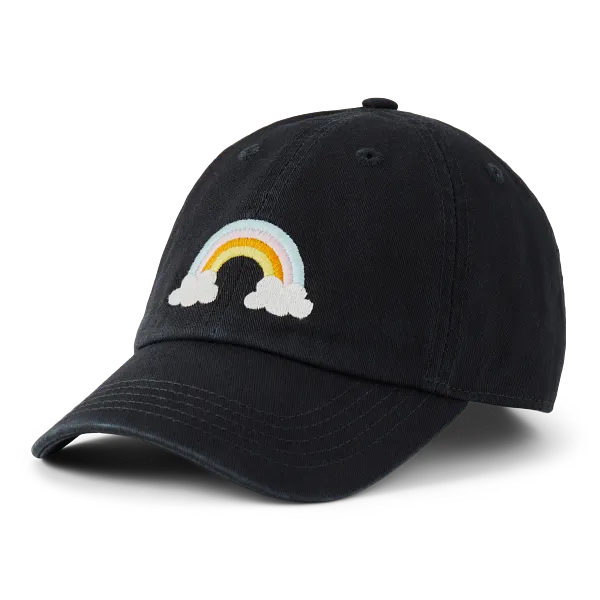 Life is Good. Kids Rainbow Kids Chill Cap, True Black