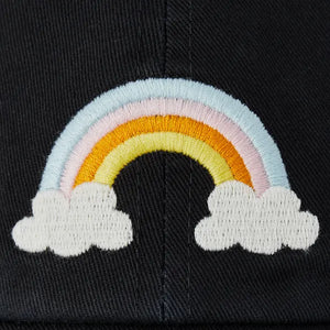 Life is Good. Kids Rainbow Kids Chill Cap, True Black