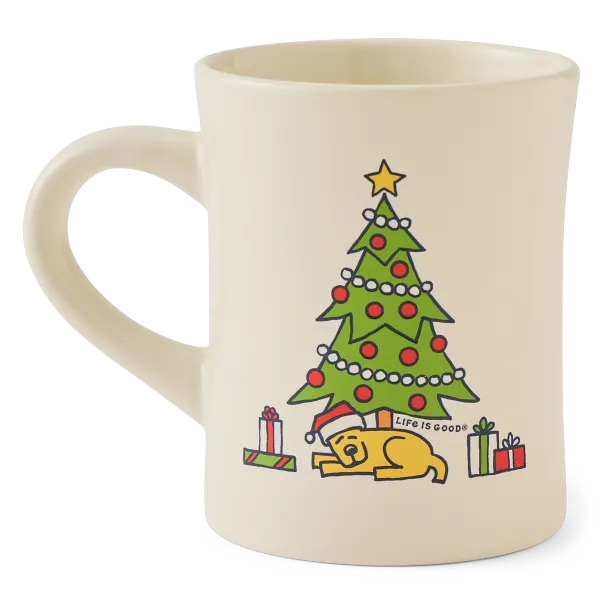 Life is Good. Rocket Greater Gift Diner Mug, Putty White