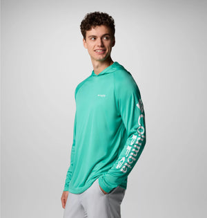 Columbia. Men's PFG Terminal Tackle Hoodie, Glaze Green