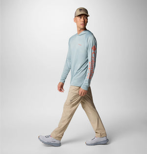 Columbia. Men's PFG Terminal Tackle Hoodie, Crushed Blue