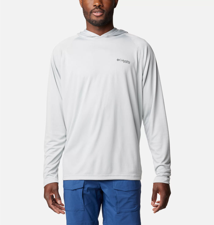 Columbia. Men's PFG Solar Stream Hoodie, Cool Grey