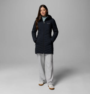 Columbia. Women's Joy Peak II Mid Hooded Jacket in Black