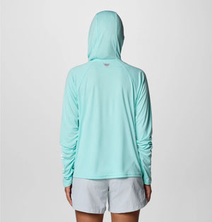 Columbia. Women's PFG Tidal Tee II Hoodie, Gulf Stream