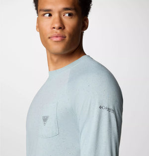Columbia. Men's PFG Uncharged Neps Long Sleeve Shirt, Crushed Blue