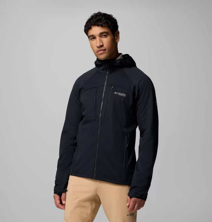 Columbia. Men's Arctic Crest Bonded Full Zip Jacket in Black