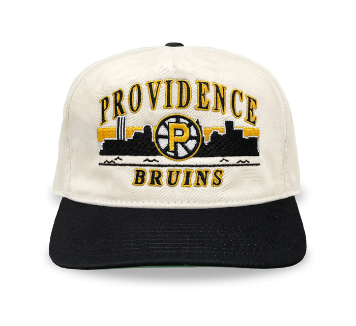 Celly Hockey. Providence Bruins Snapback in Cream